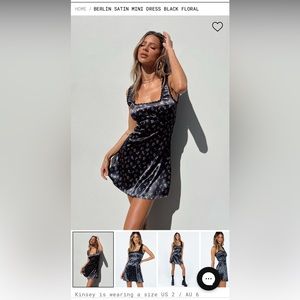 Princess Polly Black Mini Dress